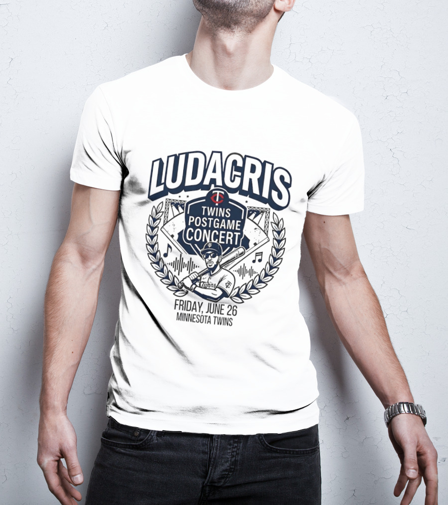 Ludacris Twins Postgame Concert Minnesota June 26 Baseball Event T-Shirt