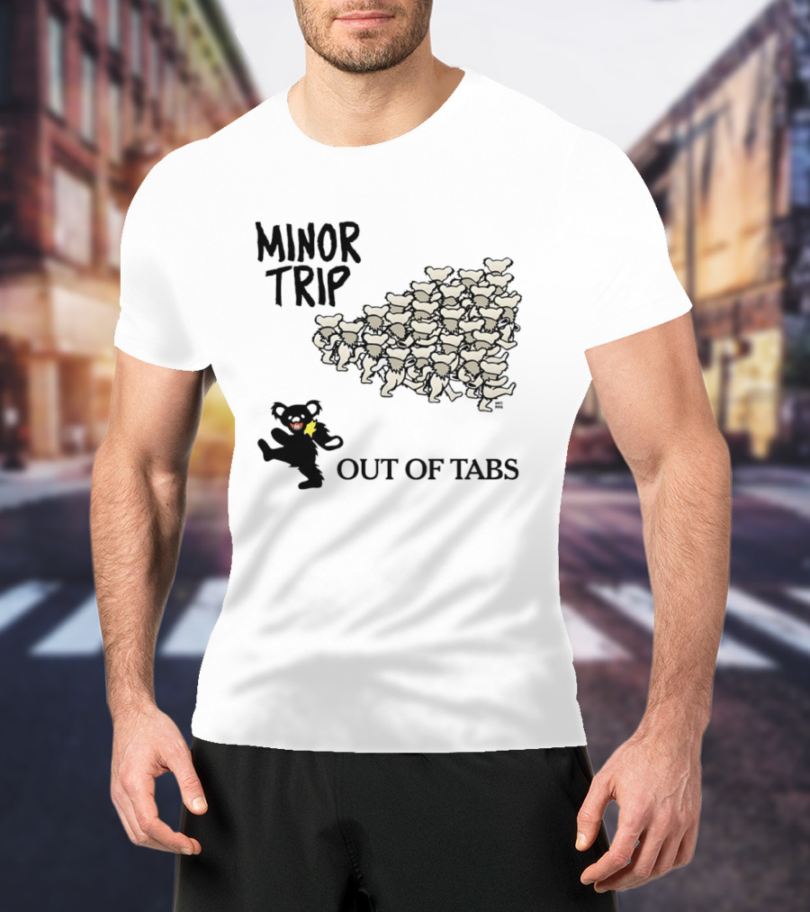 Grateful Dead Dancing Bears Minor Trip Out Of Tabs T-Shirt