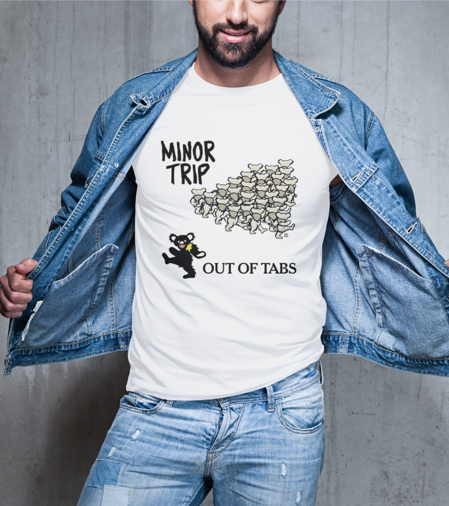 Grateful Dead Dancing Bears Minor Trip Out Of Tabs T-Shirt