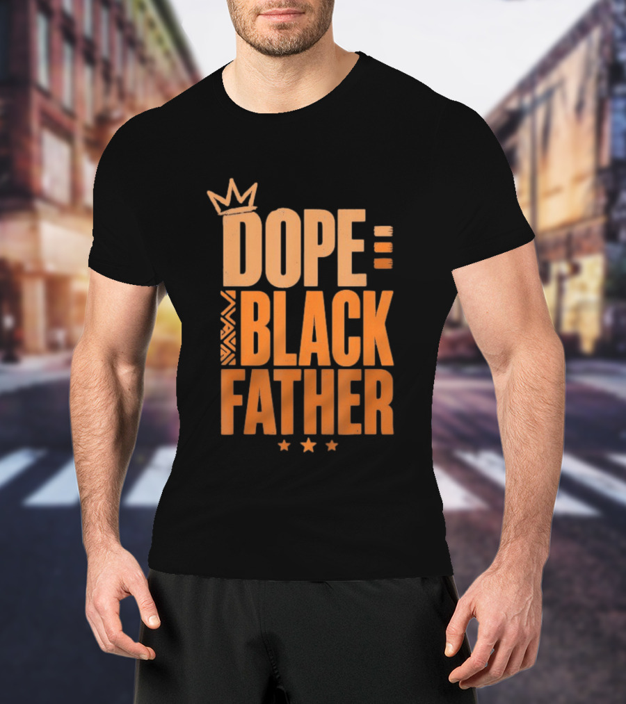 Dope Black Father Crown Stars T-Shirt