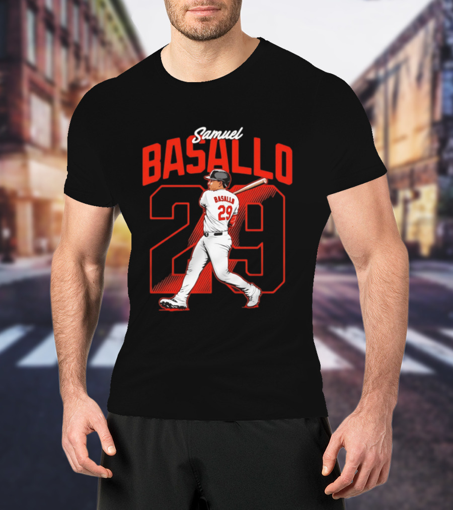 Samuel Basallo 29 Baltimore Orioles Baseball Player T-Shirt