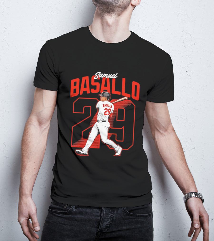 Samuel Basallo 29 Baltimore Orioles Baseball Player T-Shirt