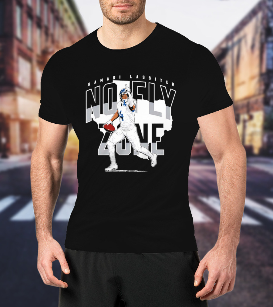Kamari Lassiter No Fly Zone Football T-Shirt