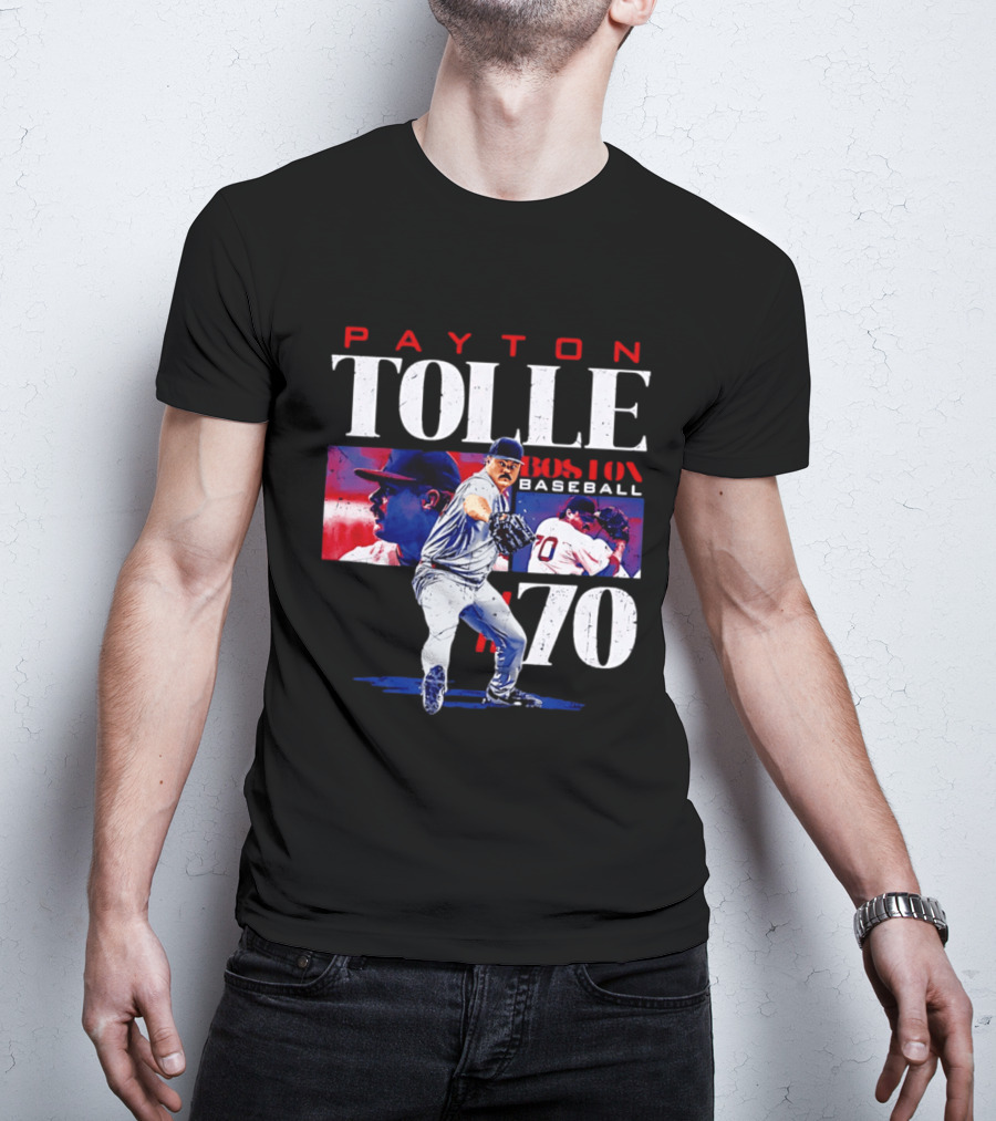 Boston Red Sox Payton Tolle 70 MLB Baseball T-Shirt