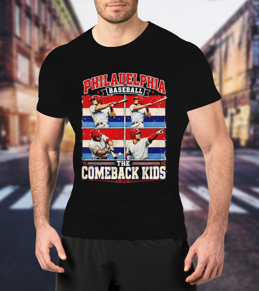 Philadelphia Baseball The Comeback Kids T-Shirt