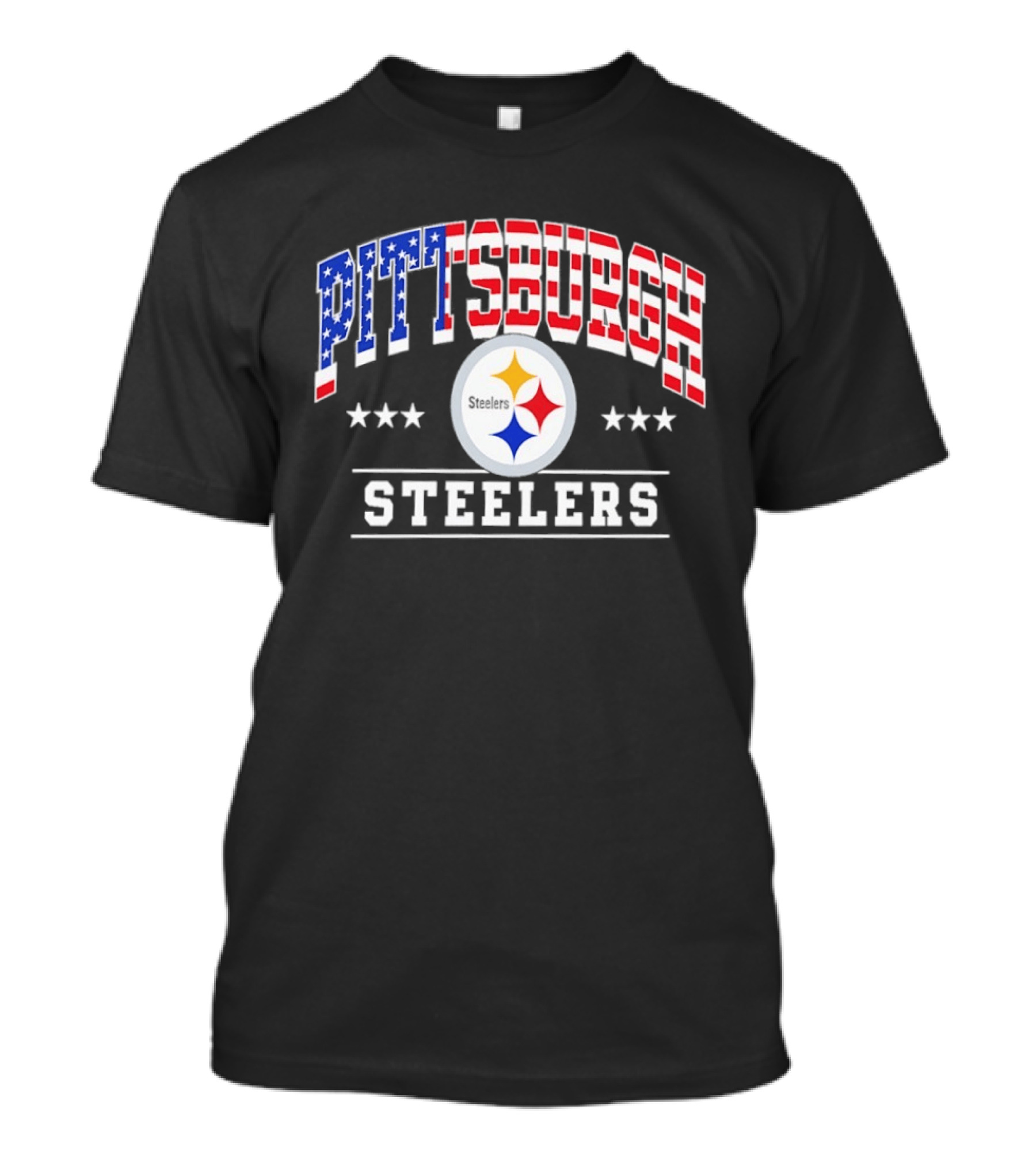 Pittsburgh Steelers American Flag 1776 2026 250 Years Celebration T-Shirt