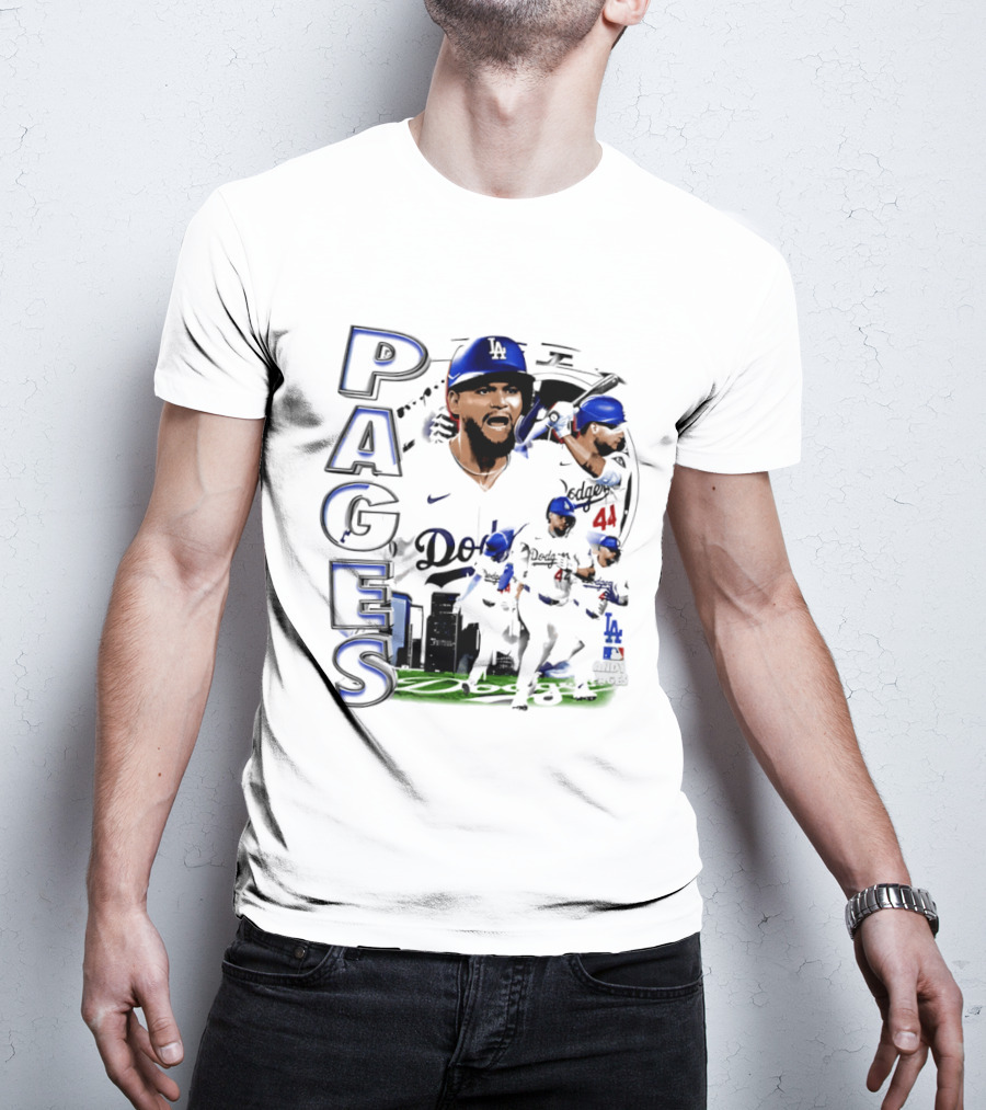 Andy Pages Los Angeles Dodgers 90s Bootleg Collage Dodgers 44 T-Shirt