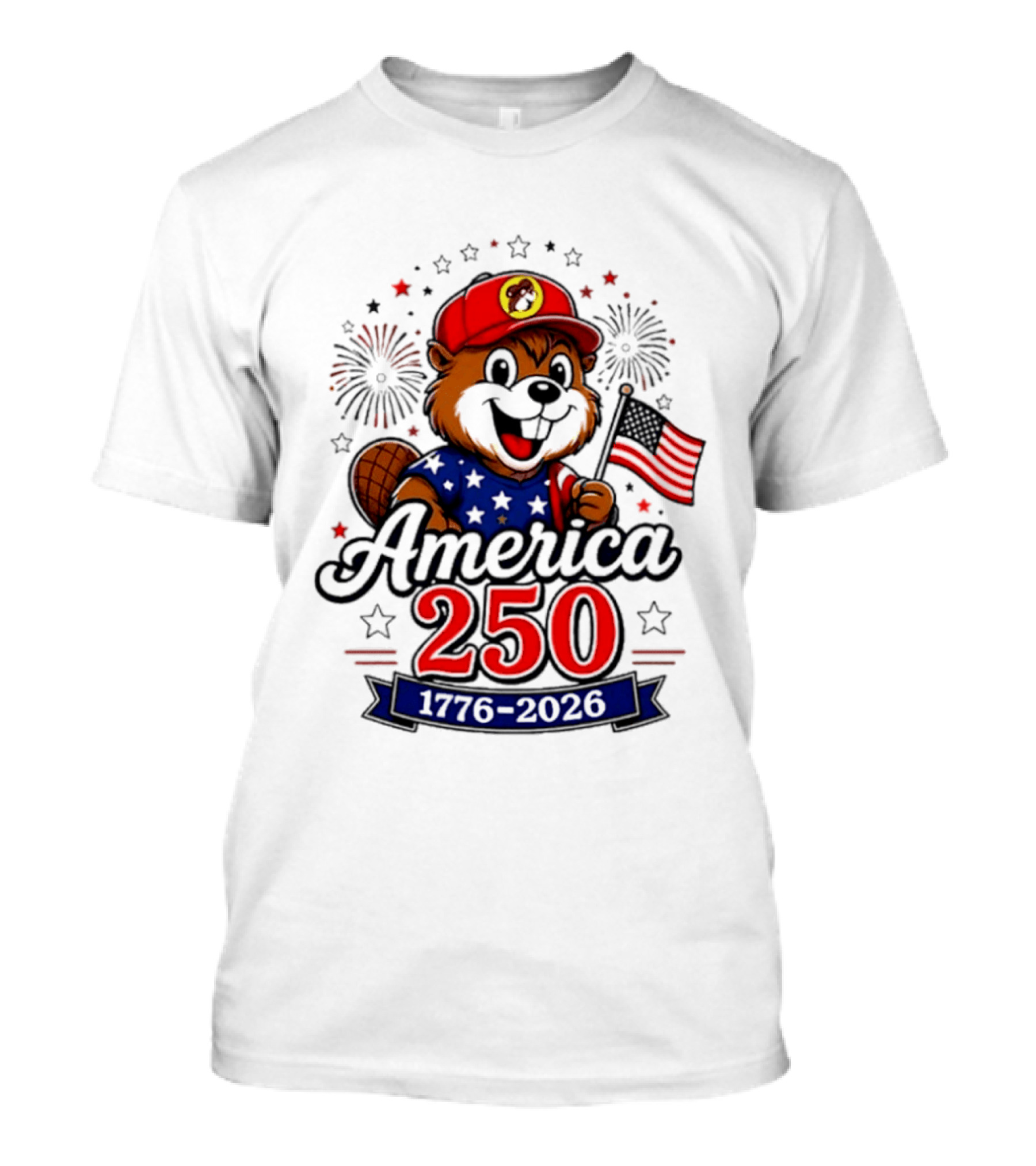 Buc Ee's 1776 2026 America 250 Years Of Freedom Celebration T-Shirt