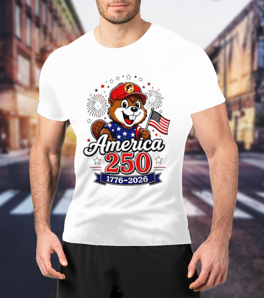 Buc Ee's 1776 2026 America 250 Years Of Freedom Celebration T-Shirt