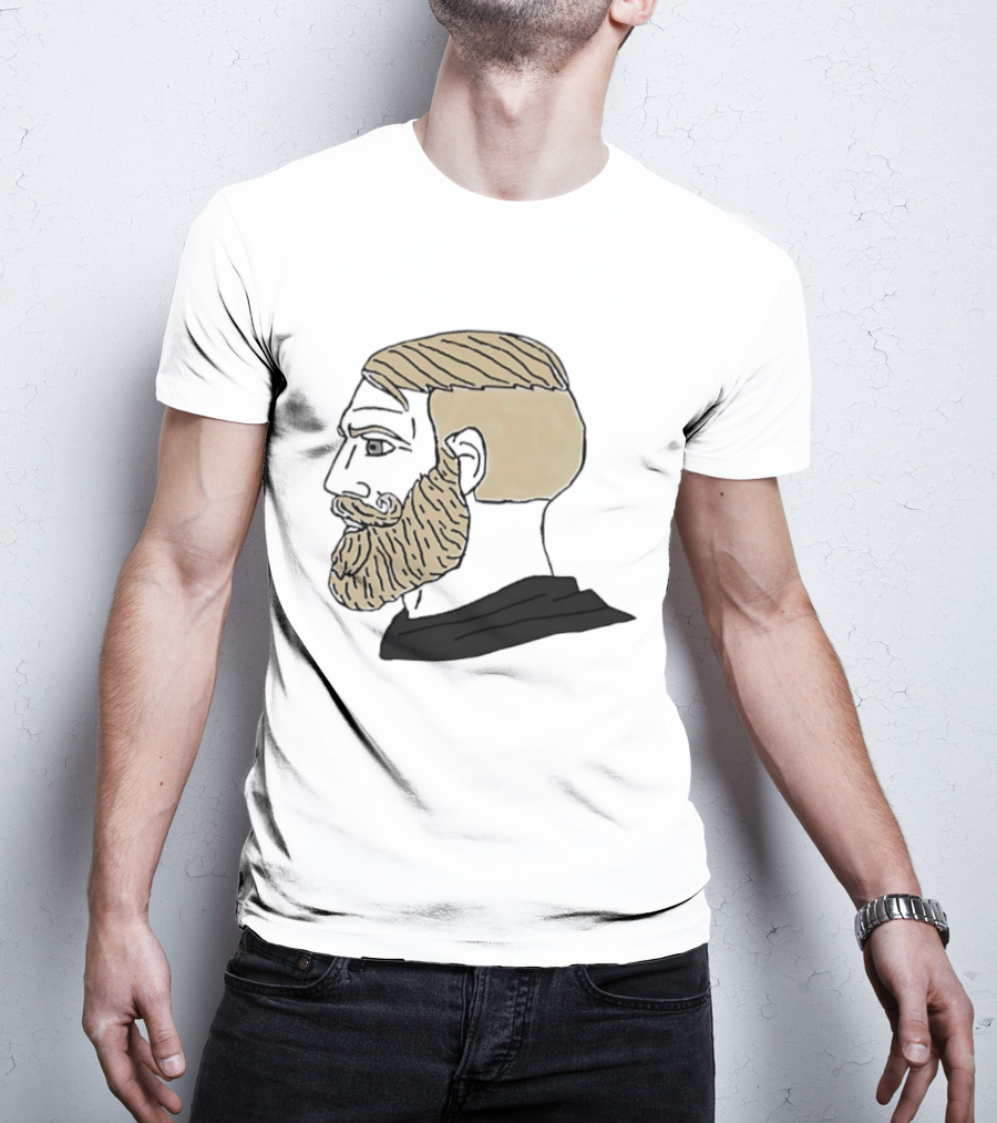 Chad Complex Gigachad Meme Alpha Male Profile T-Shirt