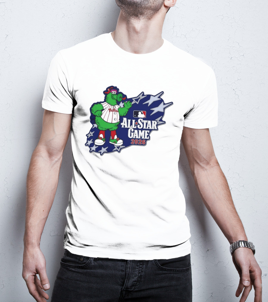 Philadelphia Phillies MLB All Star Game 2026 Phanatic Stars T-Shirt