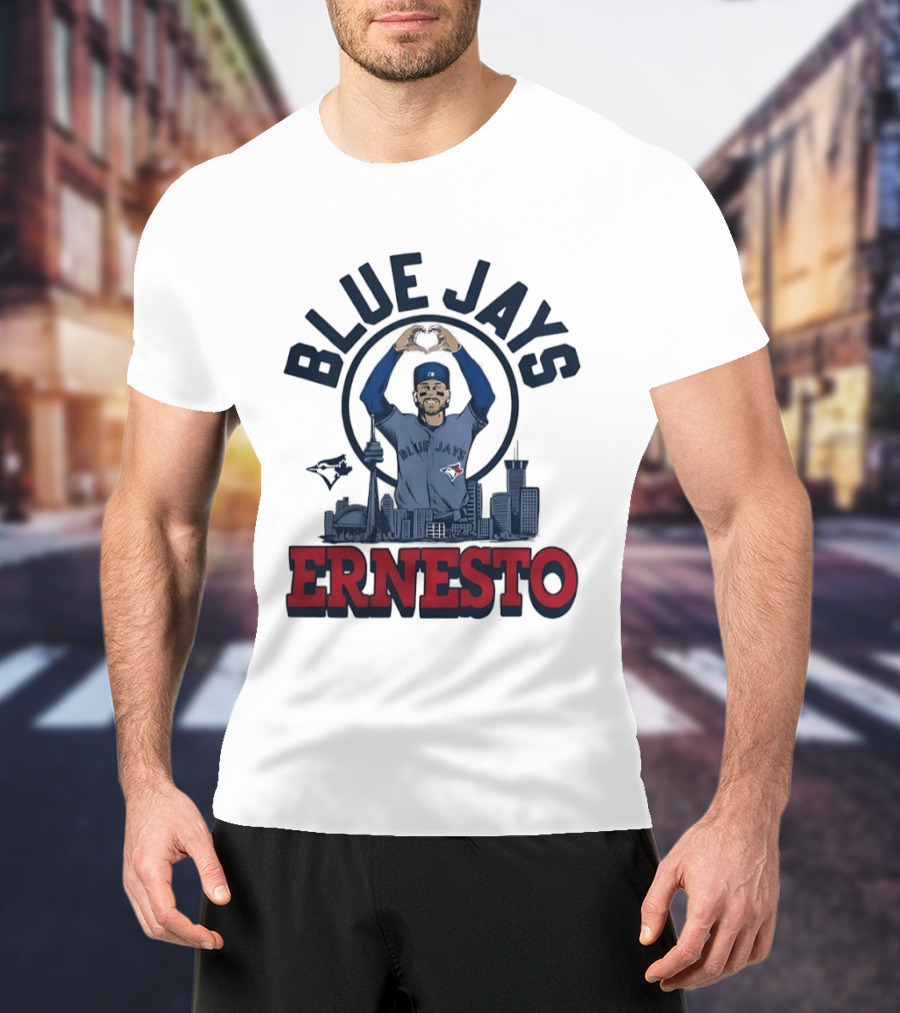Toronto Blue Jays Skyline Ernesto Player T-Shirt
