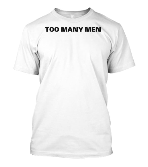 Too Many Men Canada Hockey Penalty Reference T-Shirt