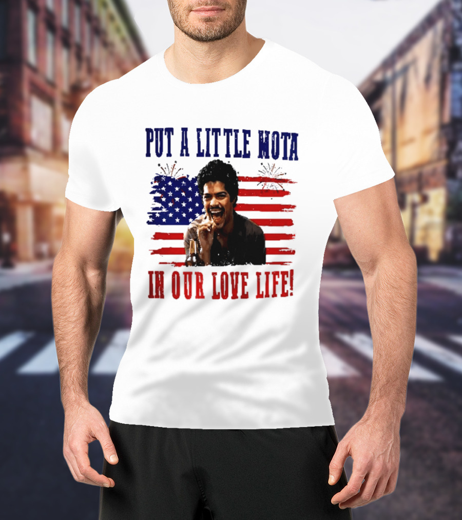 Patriotic La Bamba Put A Little Mota In Our Love Life July 4th Celebration T-Shirt