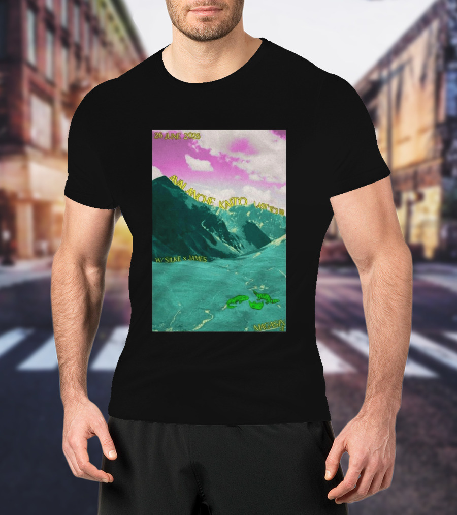 Avalanche Kaito Last Tour 26 June 2026 Magasin 4 Brussels With Silke And James T-Shirt