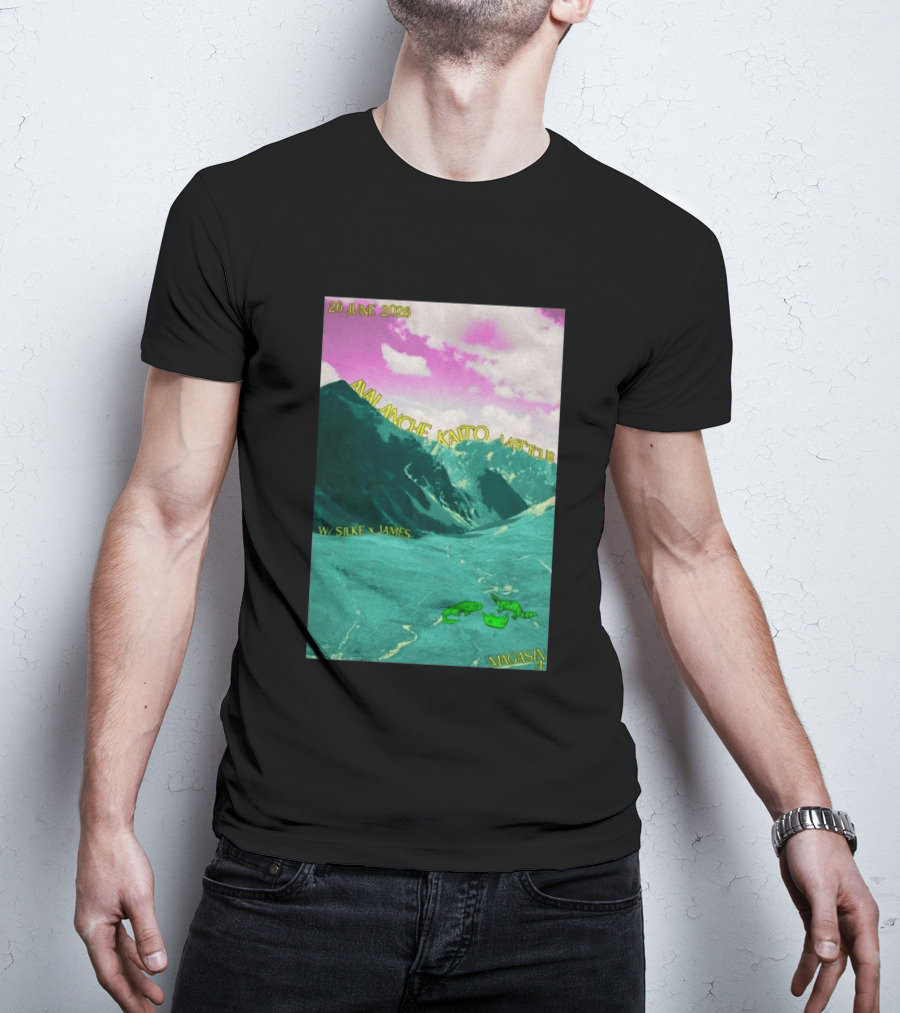 Avalanche Kaito Last Tour 26 June 2026 Magasin 4 Brussels With Silke And James T-Shirt