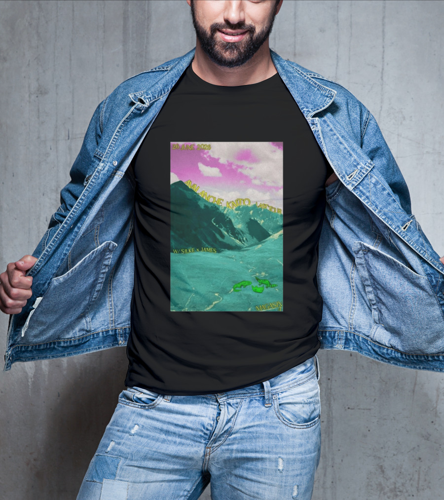 Avalanche Kaito Last Tour 26 June 2026 Magasin 4 Brussels With Silke And James T-Shirt
