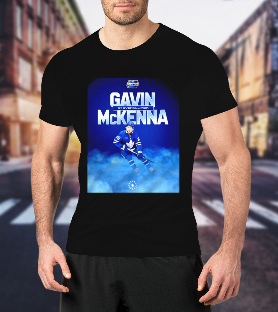 Gavin McKenna 1st Overall Pick 2026 NHL Draft Toronto Maple Leafs T-Shirt