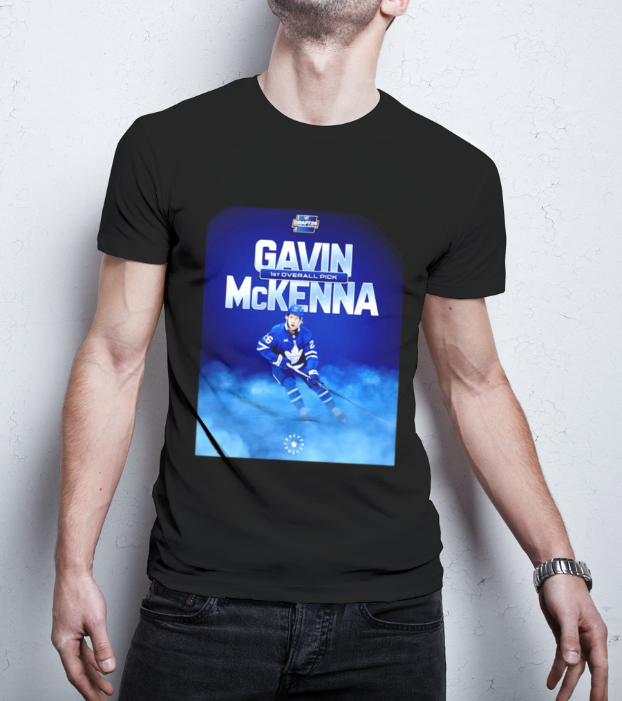 Gavin McKenna 1st Overall Pick 2026 NHL Draft Toronto Maple Leafs T-Shirt