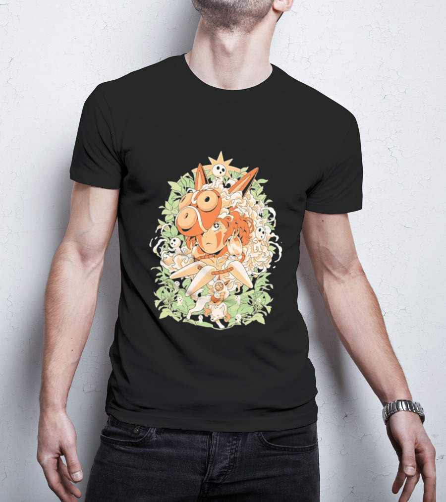 Princess Mononoke Moro Kodama Spirit Forest Adventure T-Shirt
