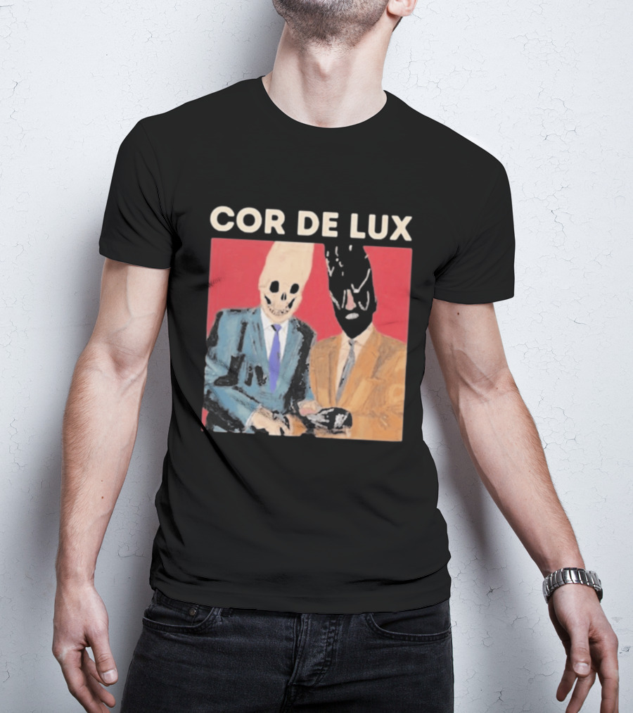 COR DE LUX Surreal Suited Figures T-Shirt