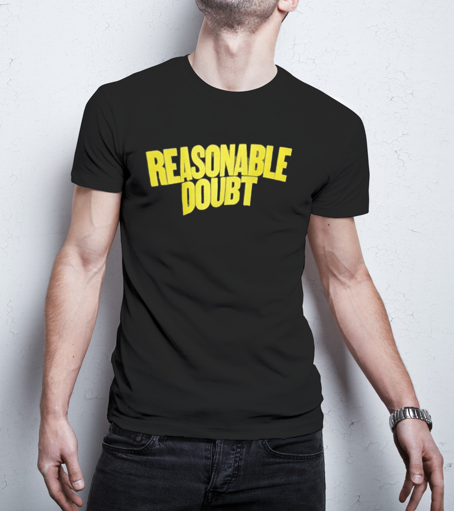 Reasonable Doubt Jay Z Hip Hop Rap Album Classic Bold Yellow T-Shirt