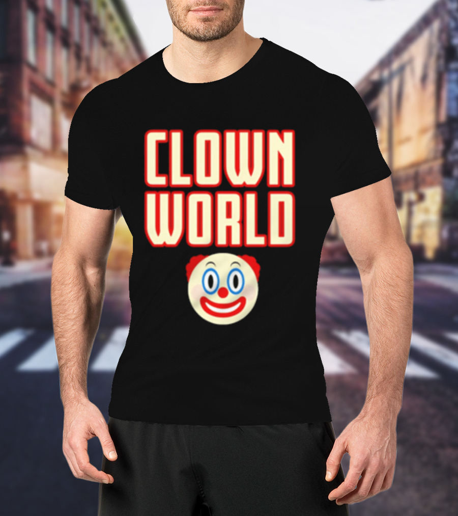 Clown World Satire Humor Iconic Face T-Shirt