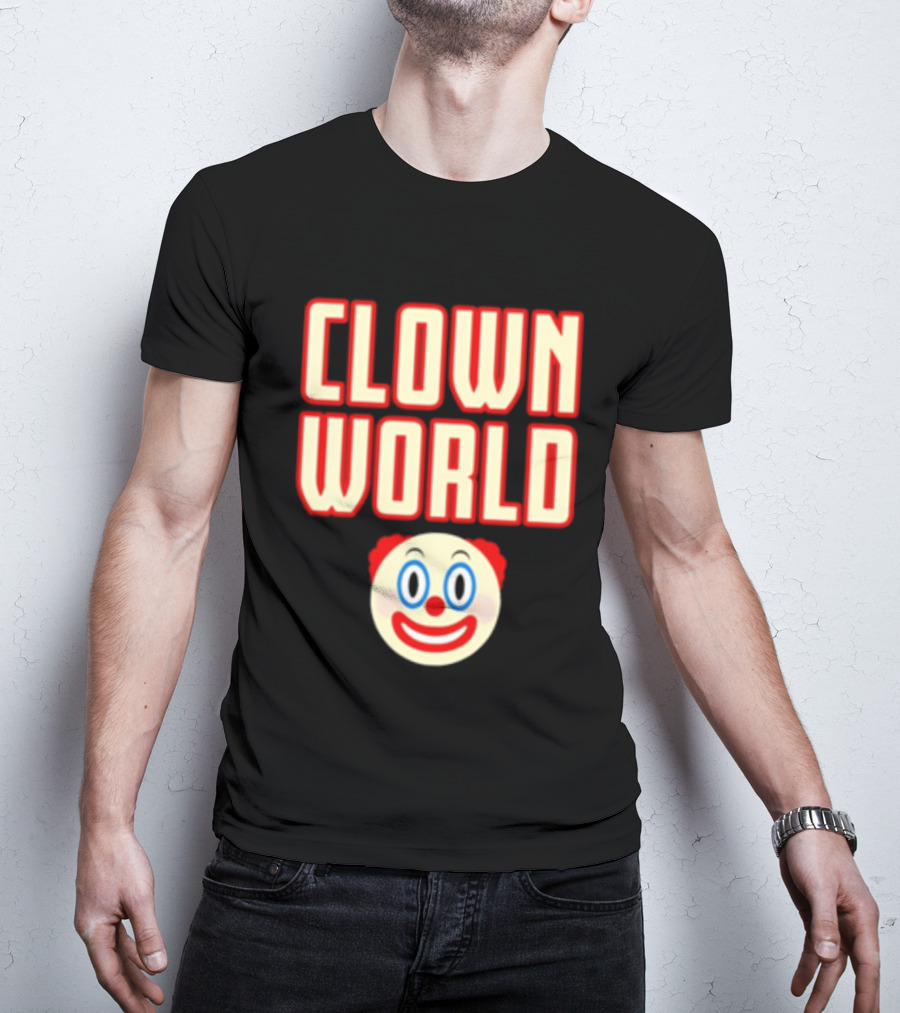 Clown World Satire Humor Iconic Face T-Shirt
