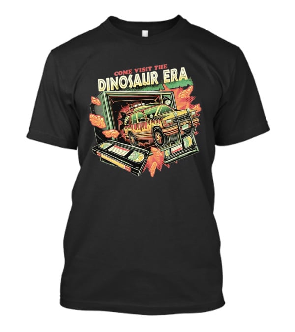 Come Visit The Dinosaur Era Jeep Bursting Through TV T-Shirt