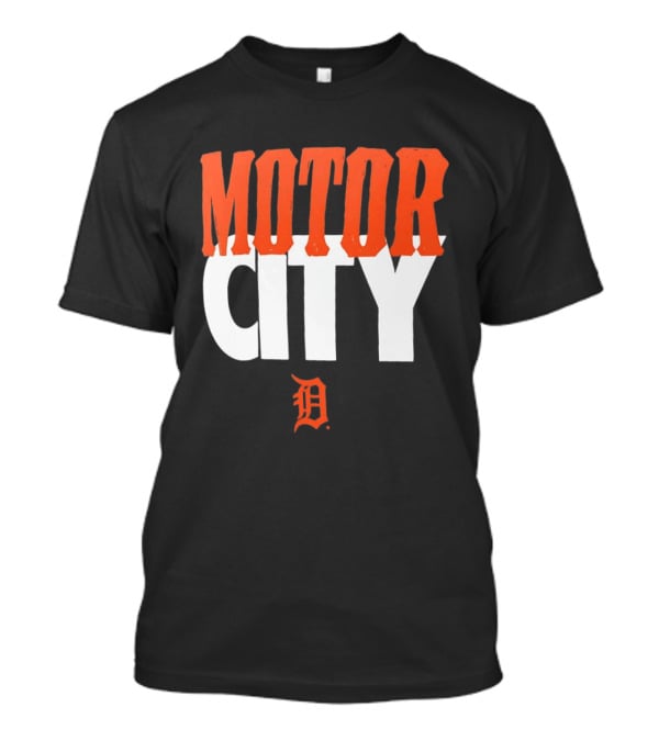 Detroit Tigers Motor City MLB Baseball Team Fan Gear T-Shirt