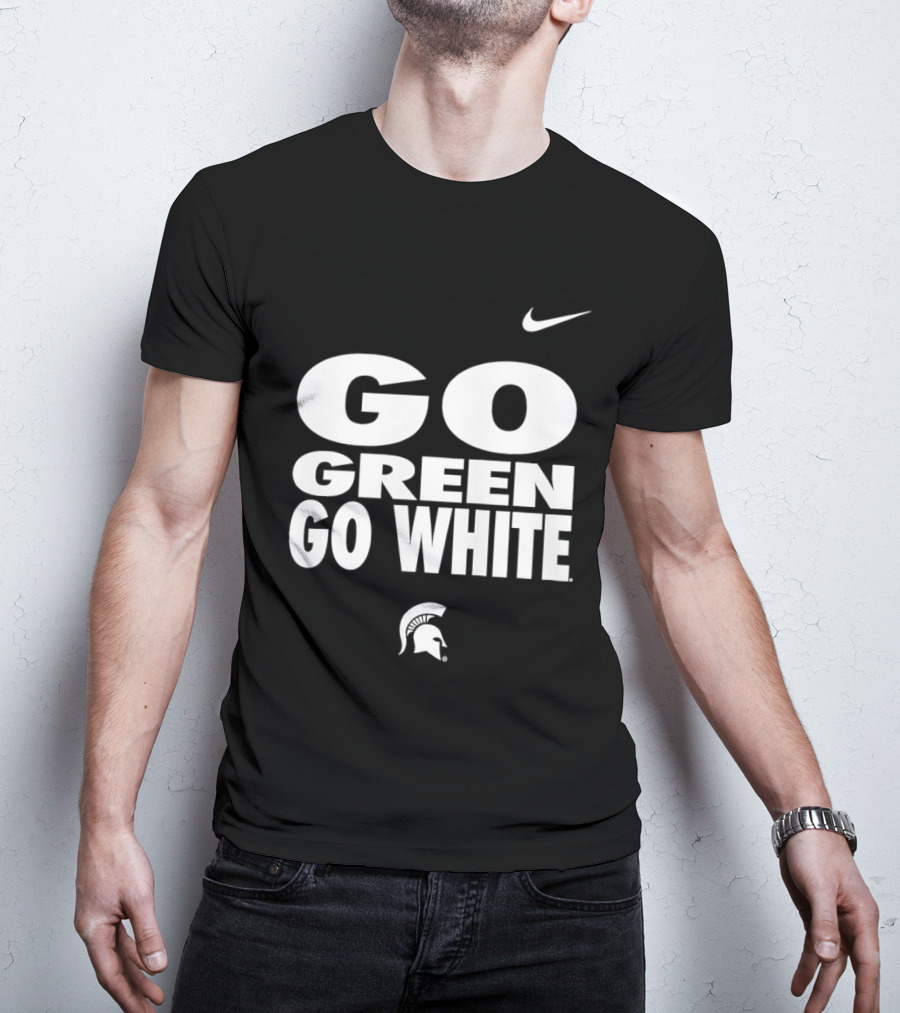 Nike Michigan State Spartans Go Green Go White T-Shirt