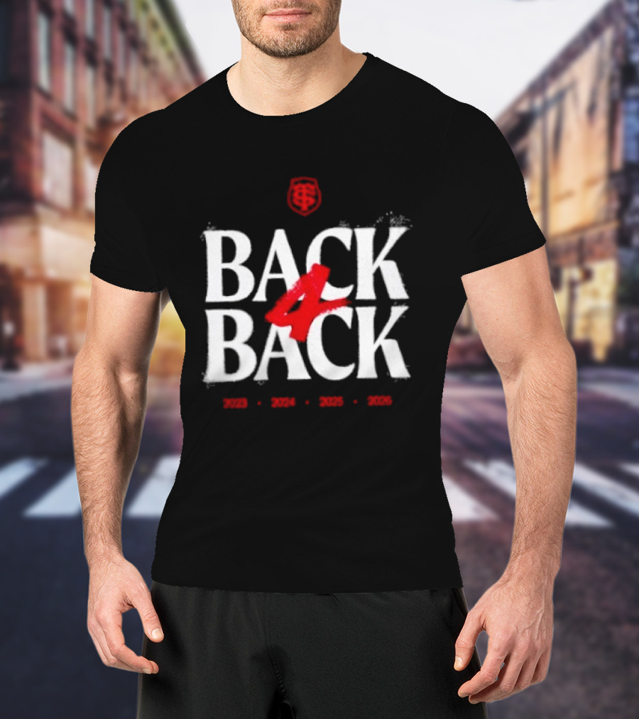 Stade Toulousain Back To Back 4 Times T-Shirt