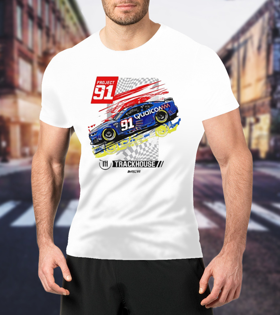 Project 91 Trackhouse Racing Qualcomm NASCAR T-Shirt
