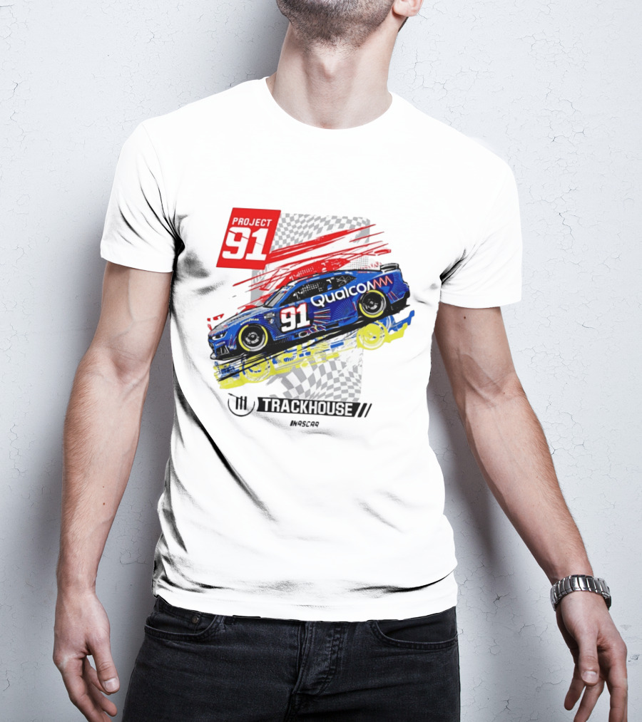 Project 91 Trackhouse Racing Qualcomm NASCAR T-Shirt