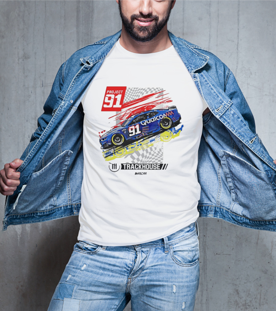 Project 91 Trackhouse Racing Qualcomm NASCAR T-Shirt