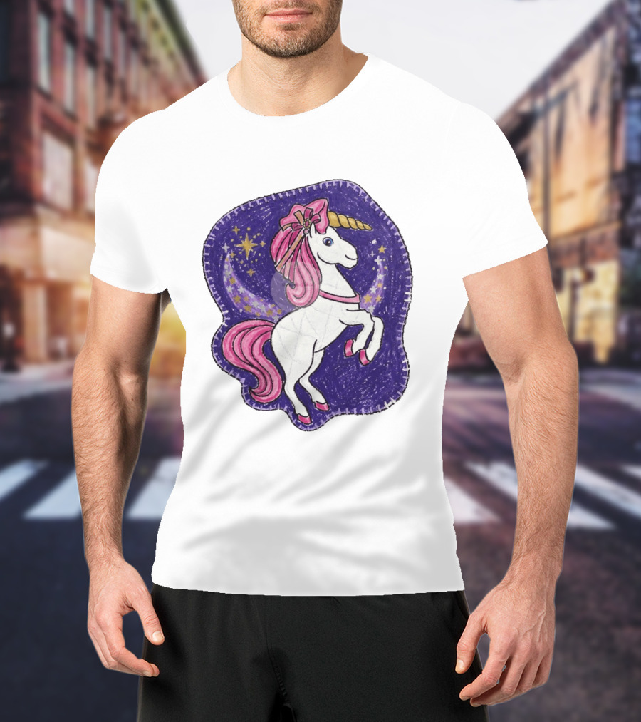 Lizzie Unicorn Dreams Come True Disney Starry Night T-Shirt