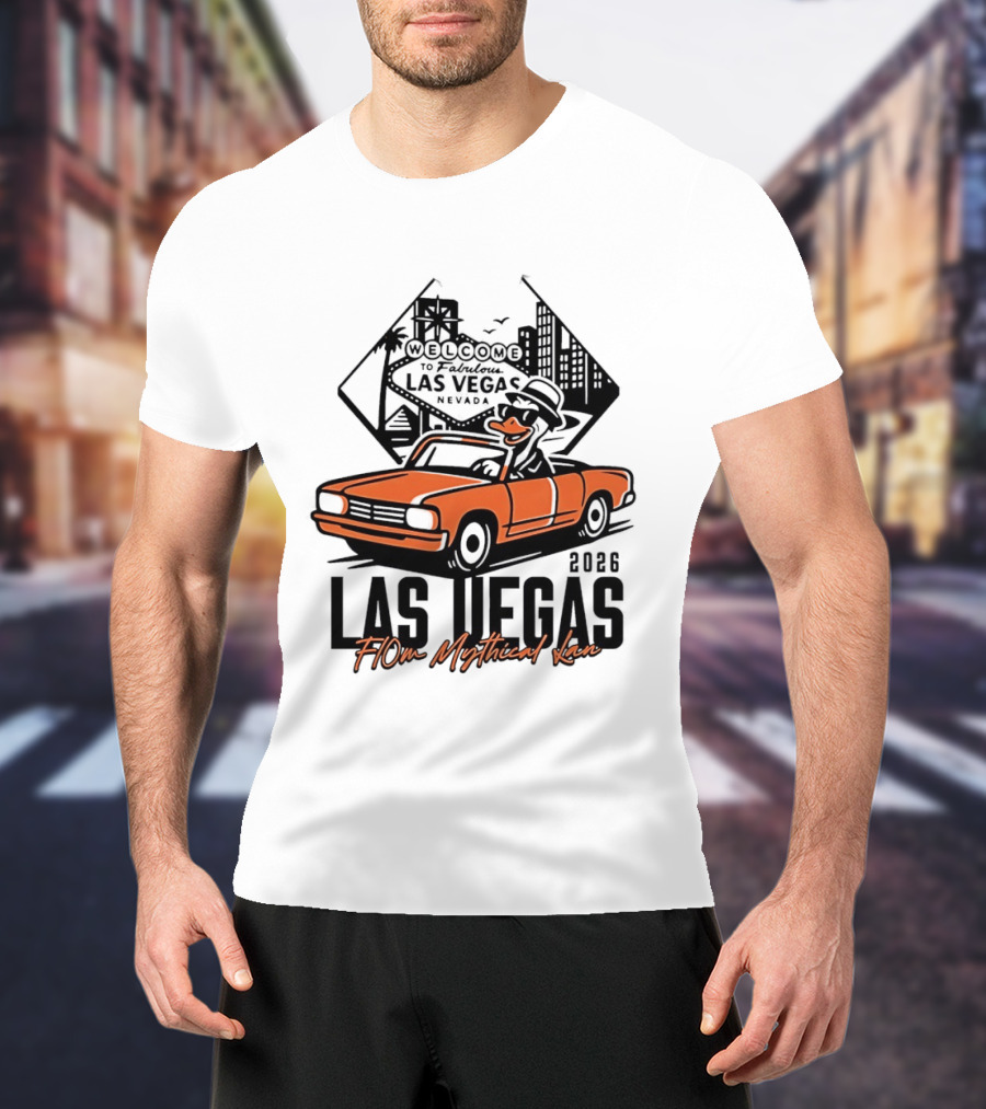 Las Vegas 2026 Duck Driving Convertible Flom Mythical Lan T-Shirt