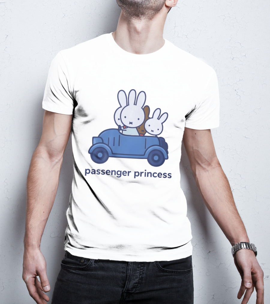 Miffy Passenger Princess Bunny Rabbit Car Ride T-Shirt