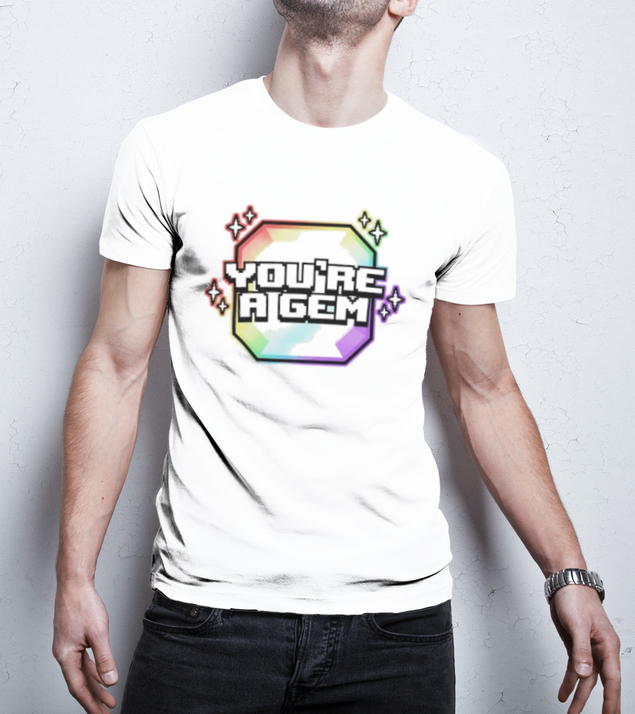 You're A Gem Emidivergent Pride Stars Rainbow T-Shirt