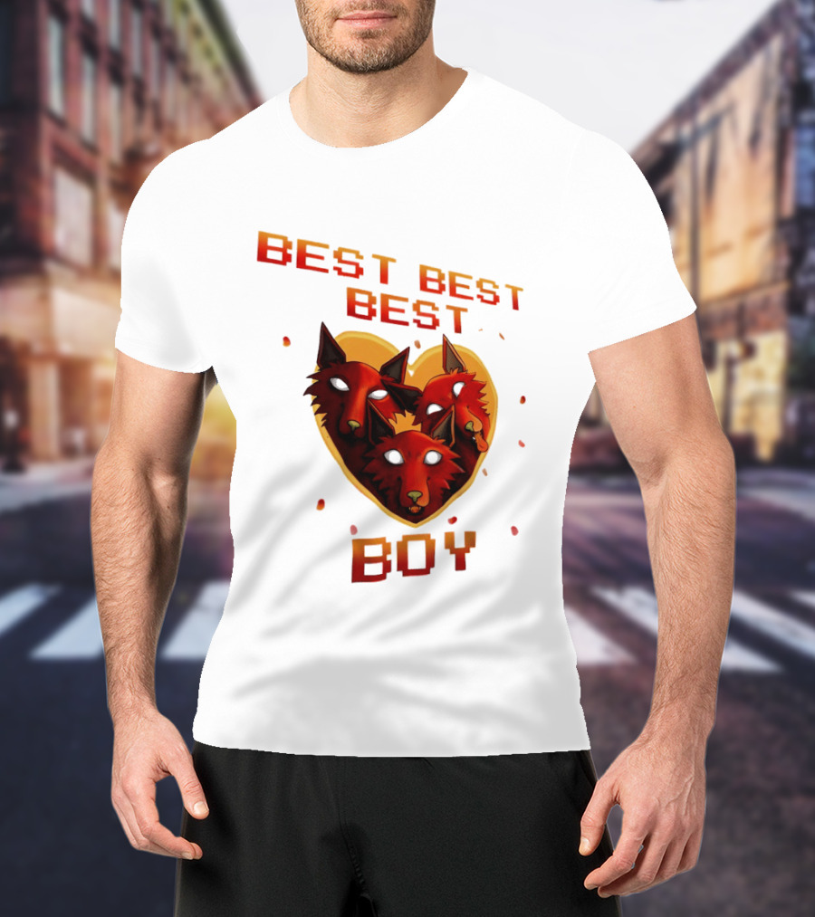 BEST BEST BEST BOY Fox Trio T-Shirt