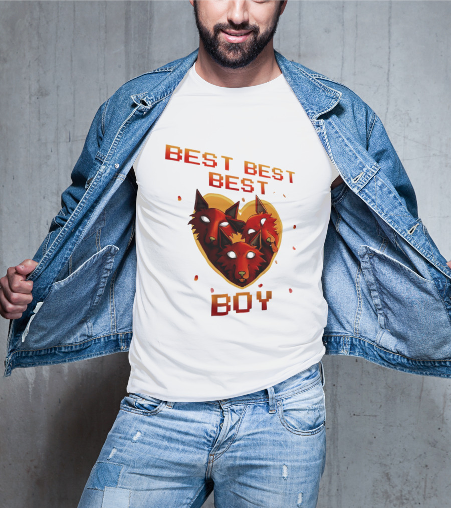 BEST BEST BEST BOY Fox Trio T-Shirt