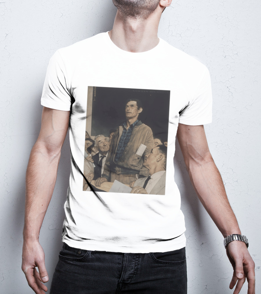 Norman Rockwell Four Freedoms 1943 Freedom Of Speech Timeless T-Shirt