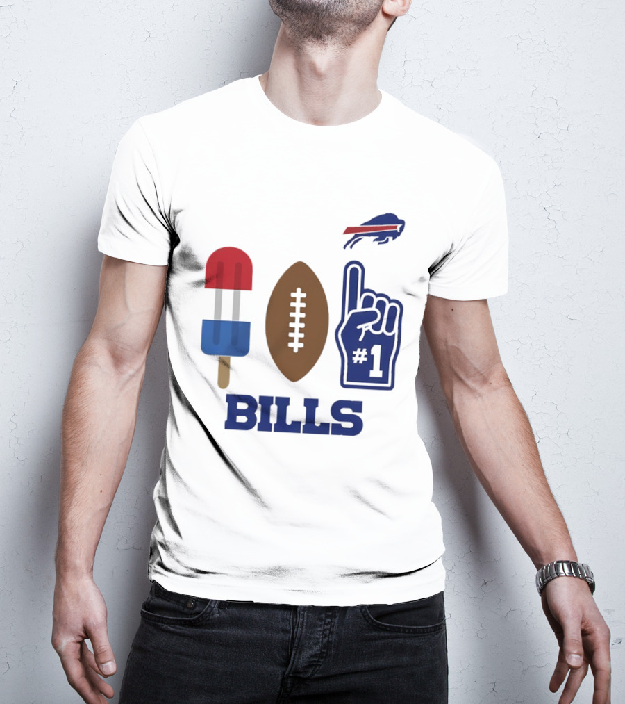 Buffalo Bills Football Popsicle Foam Finger 2026 Season T-Shirt