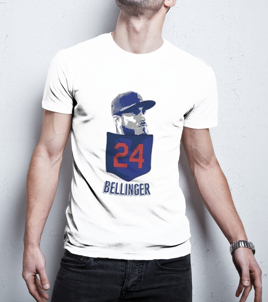 Cody Bellinger 24 Chicago Cubs Bellinger Baseball MLB Pocket Cap T-Shirt