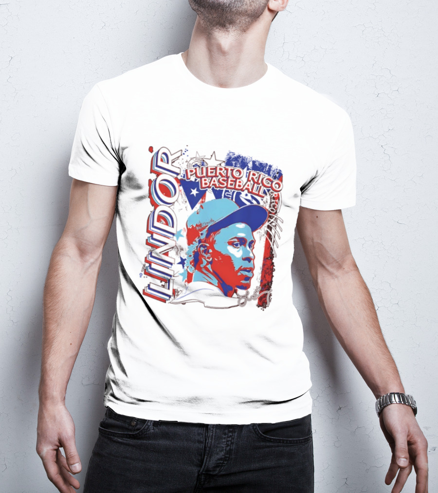 Francisco Lindor Puerto Rico Baseball MLB Player T-Shirt