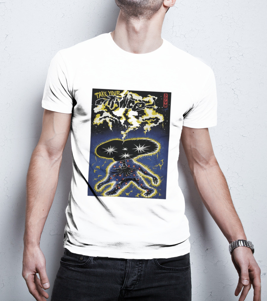 Take Your Chance SLW Electric Cosmic Figure Explosion T-Shirt
