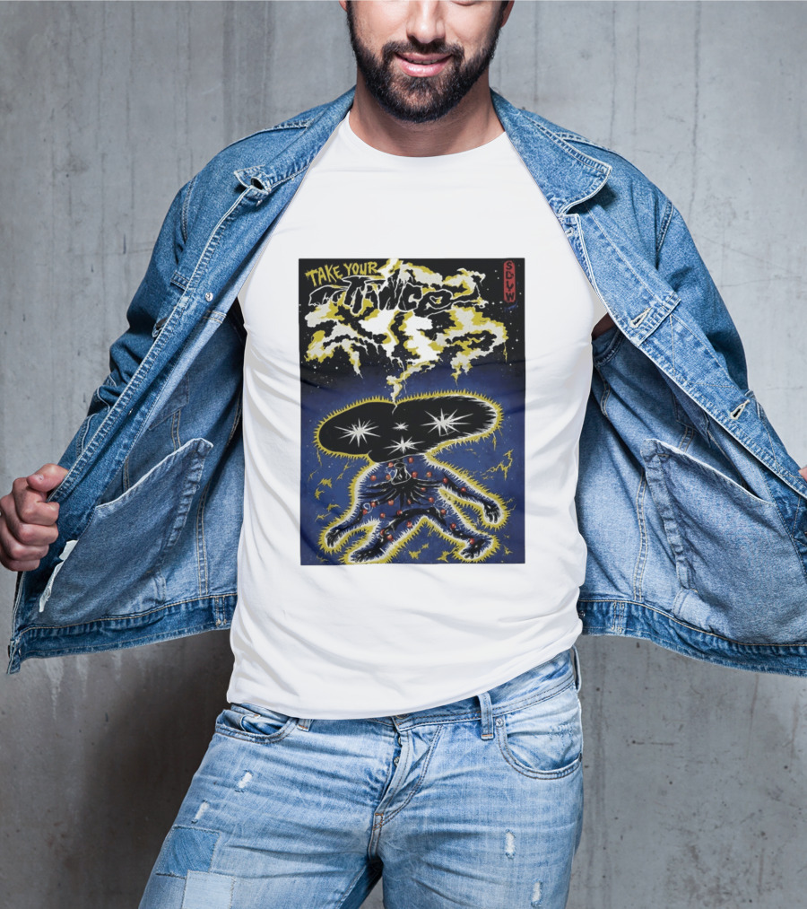 Take Your Chance SLW Electric Cosmic Figure Explosion T-Shirt