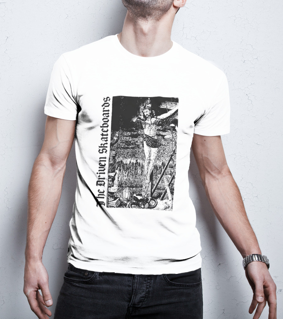 The Driven Skateboards Skeleton Rider T-Shirt