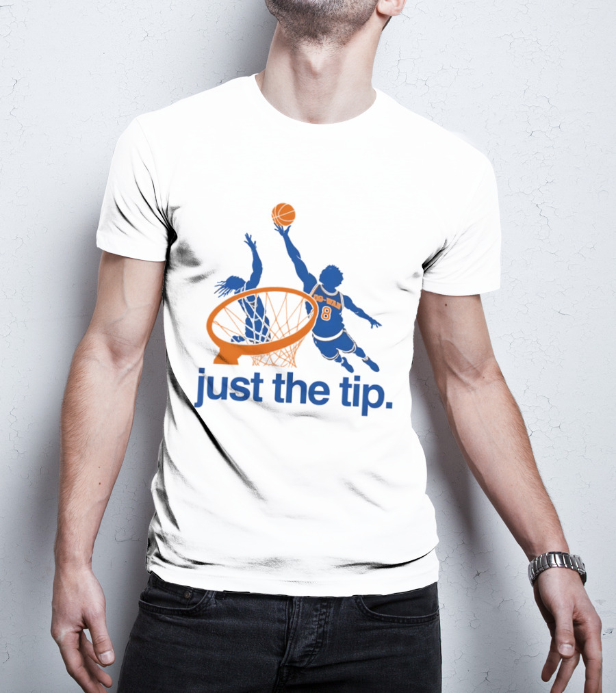 OG Anunoby New York Knicks Basketball Just The Tip NBA 2026 T-Shirt