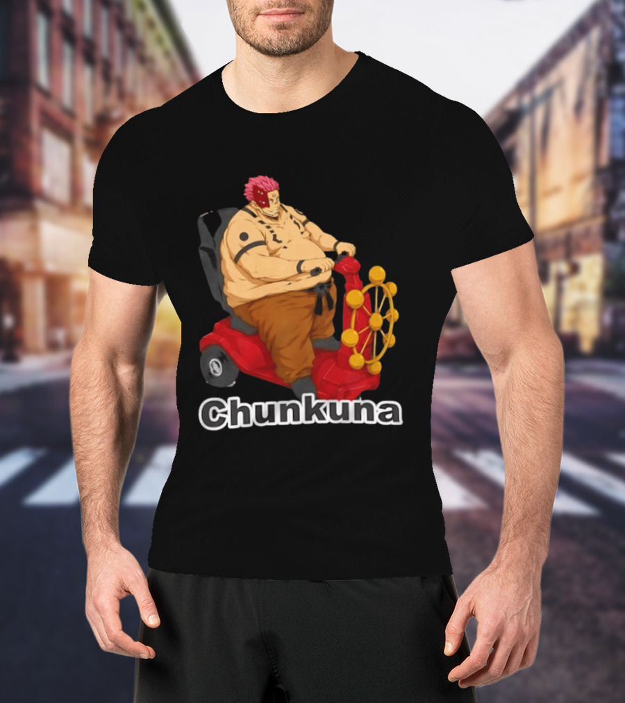 Chunkuna Jujutsu Kaisen Sukuna Parody Anime Manga T-Shirt
